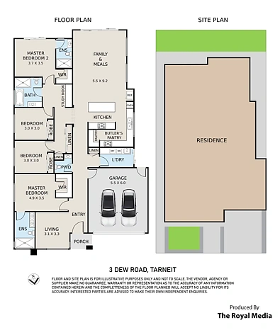 Plano ng Bahay - 3 DEW ROAD, Tarneit, VIC 3029
