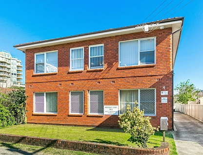 4/4 Moate Avenue, Brighton-Le-Sands, St George, 1 침실, 1 욕실, Unit