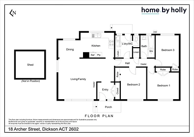 18 Archer Street, Dickson, ACT 2602, 3 phòng ngủ, 1 phòng tắm, House