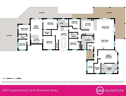 241E Englands Road, North Boambee Valley, North Coast, 6 ห้องนอน, 5 ห้องน้ำ, House