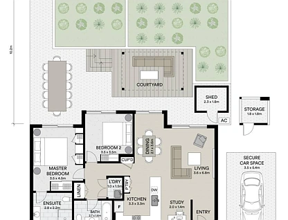 102/1 Stromboli Strait, Wentworth Point, Parramatta (Northwest suburbs), 2 phòng ngủ, 2 phòng tắm, Unit