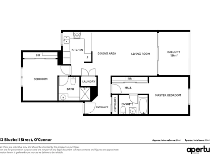 19/52 Bluebell Street, O'Connor, Inner North, 2 Bedrooms, 2 Bathrooms, Apartment