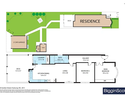 23A Gordon Street, Footscray, Western Melbourne, 2 habitaciones, 1 baños, House