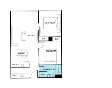 2501/33 Mackenzie Street, Melbourne, VIC 3000, 2 slaapkamers, 1 badkamers, Apartment