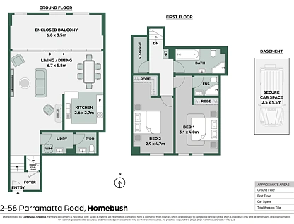 Level 1/12/52-58 Parramatta Road, Homebush, Inner West, 2 침실, 2 욕실, Apartment