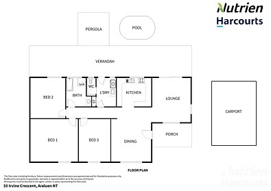 33 Irvine Crescent, Araluen, NT 870, 3 slaapkamers, 1 badkamers, House