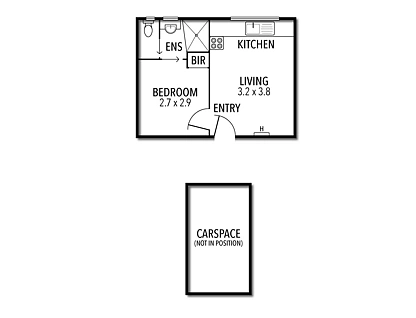 16/26 Brougham Street, North Melbourne, Melbourne CBD, 1 Schlafzimmer, 1 Badezimmer, Apartment