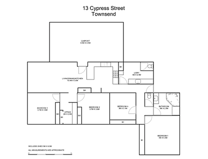 13 Cypress Street, Townsend, NSW 2463, 4 ਕਮਰੇ, 1 ਬਾਥਰੂਮ, House