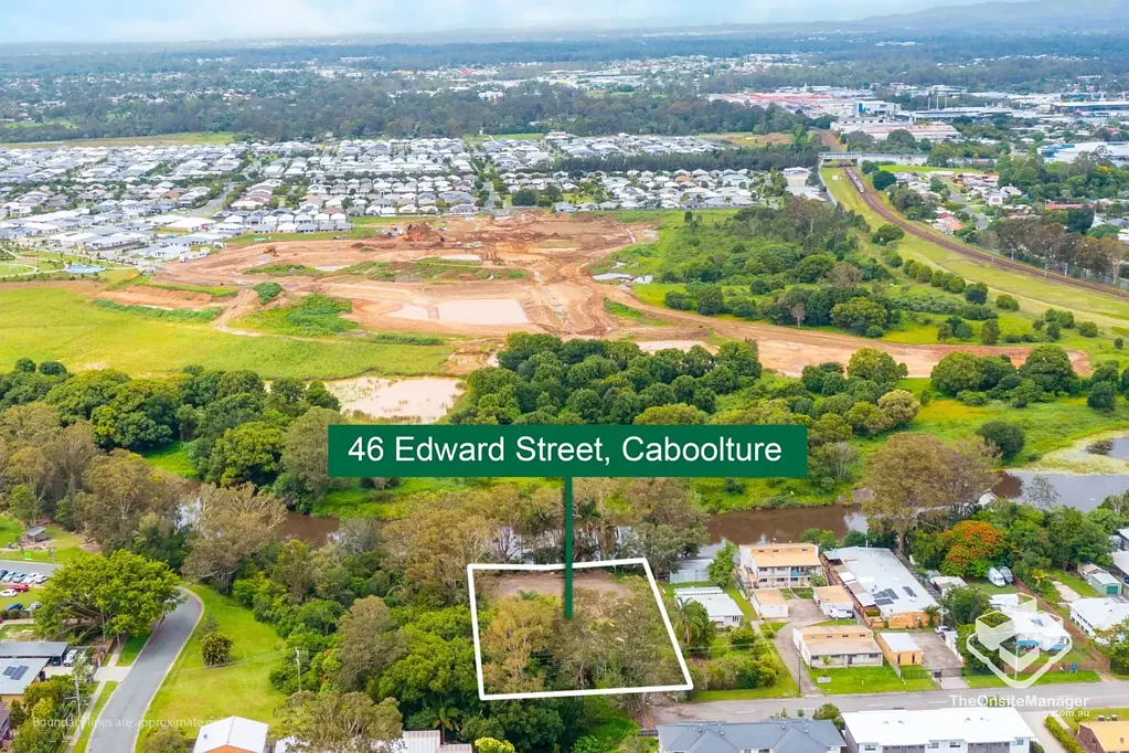 Caboolture 4,452sm of vacant river front land.