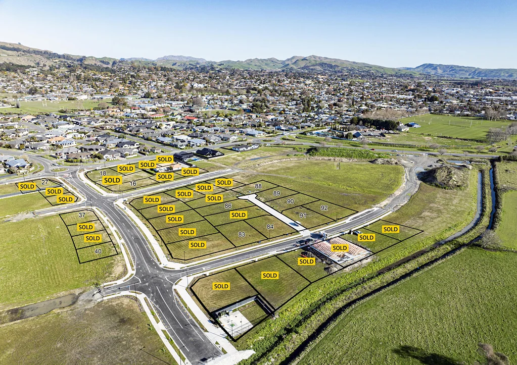Havelock North  The bustle has begun at Brooklands Estate