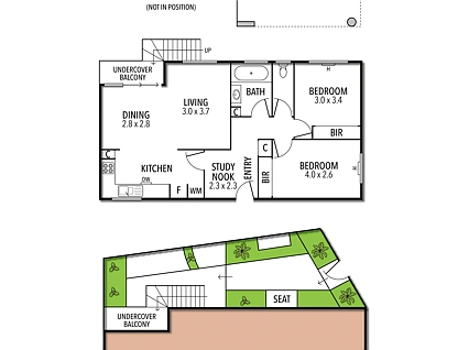 3/121 Dawson Street, Brunswick West, North Melbourne, 2 રૂમ, 1 બાથરૂમ, Apartment