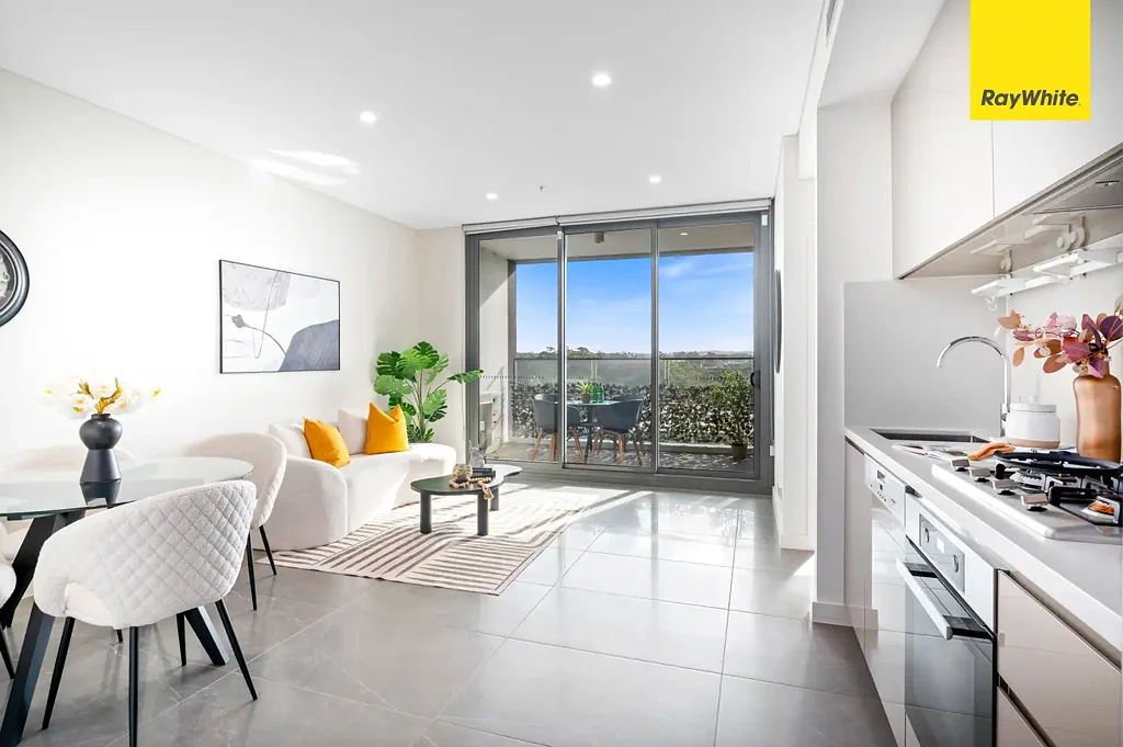 Macquarie Park 1ห้องนอน Modern 1-Bedroom + Study Apartment with Stunning Skyline Views in Prime Macquarie Park Location