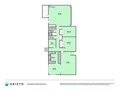 8a Sophia Street, Glenholme, Rotorua, 2 Bedrooms, 1 Bathrooms, Unit