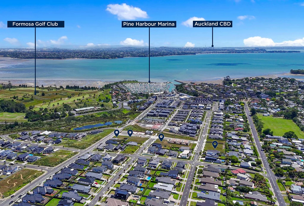 Beachlands Pine Harbour码头绝版地块！355㎡-492㎡不等，滨海生活触手可及！ Close to everything