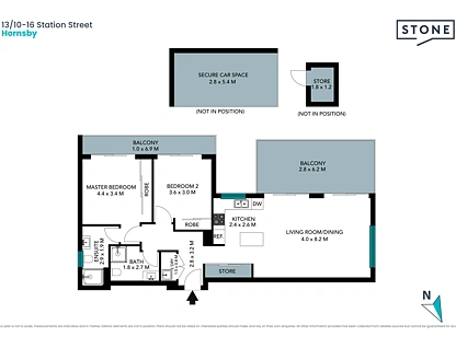 13/10-16 Station Street, Thornleigh, Upper North Shore, 2 Schlafzimmer, 2 Badezimmer, Apartment