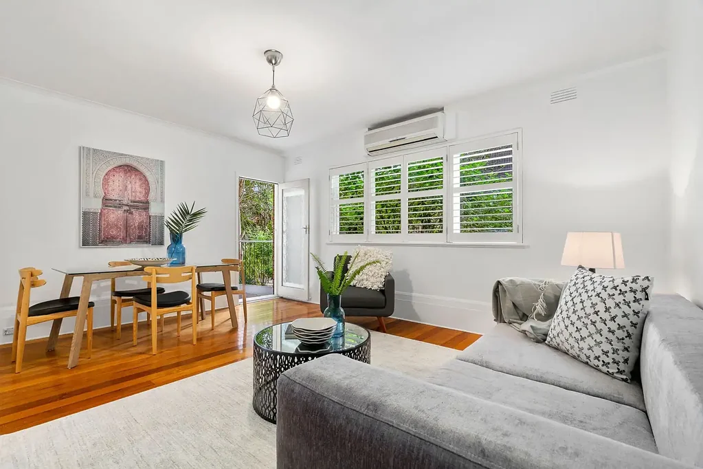 Ground floor gem with leafy outlook, in a prized locale.