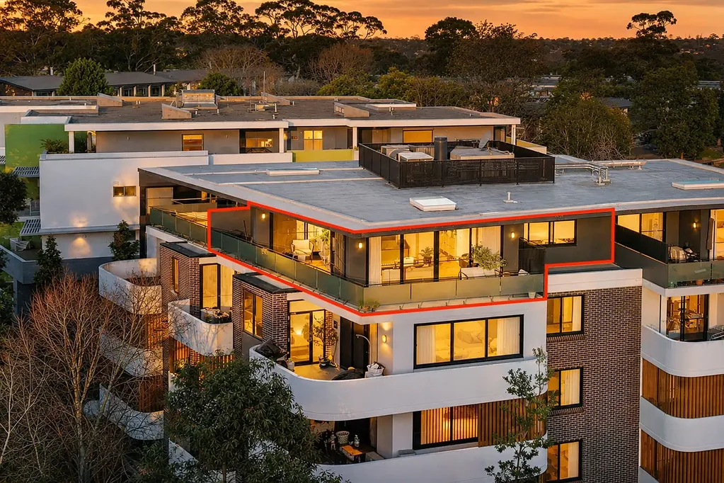 Hornsby 2房 私人顶层公寓 Private Penthouse