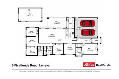Plano ng Bahay - 3 Fivefields Road, Leneva, VIC 3691