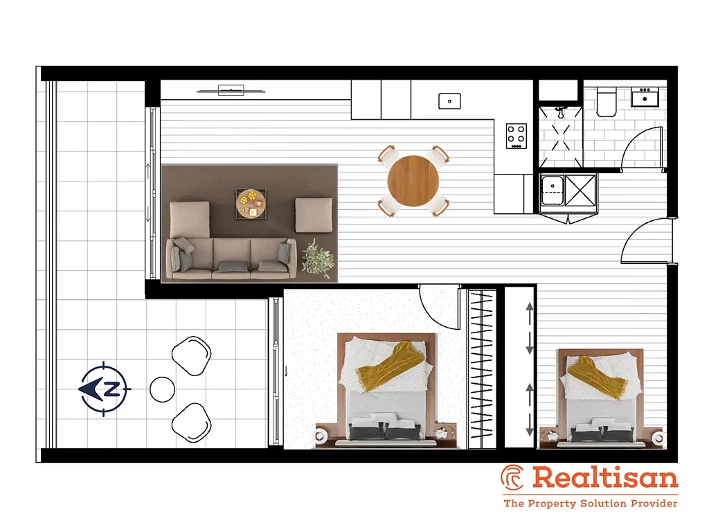 Rouse Hill 1Kwarto Rare Find! Brand New 1-Bed & 1-Bed + Study | 180⁰ Full Park Views | Large Balcony | Smart Layout - Start Living Here! Ready To Move In Now!
