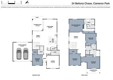 24 Bellona Chase, Cameron Park, NSW 2285, 5房, 3浴, House