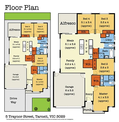 5 Traynor Street, Tarneit, VIC 3029, 4房, 2浴, House