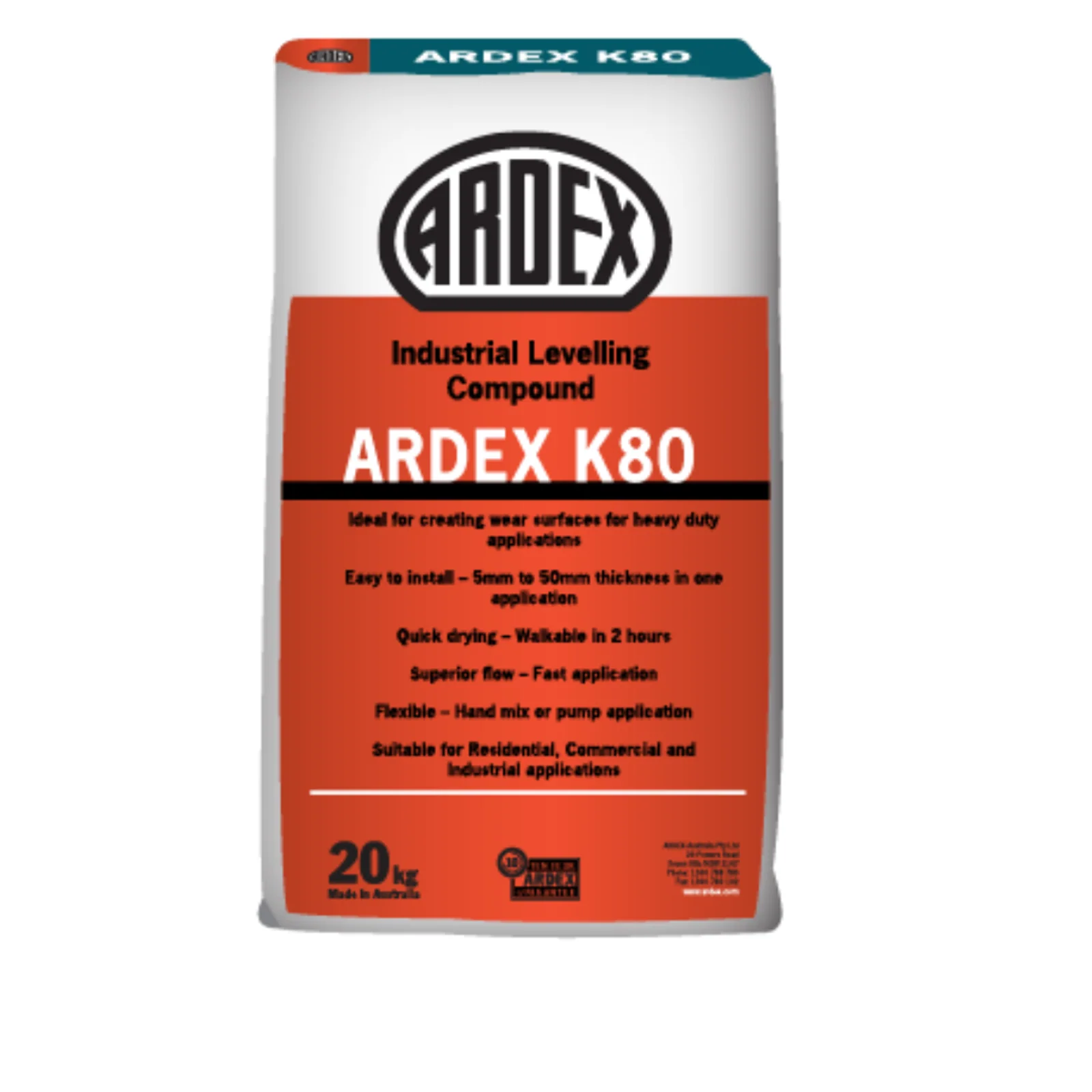 ARDEX K 80 - 工业地板自流平