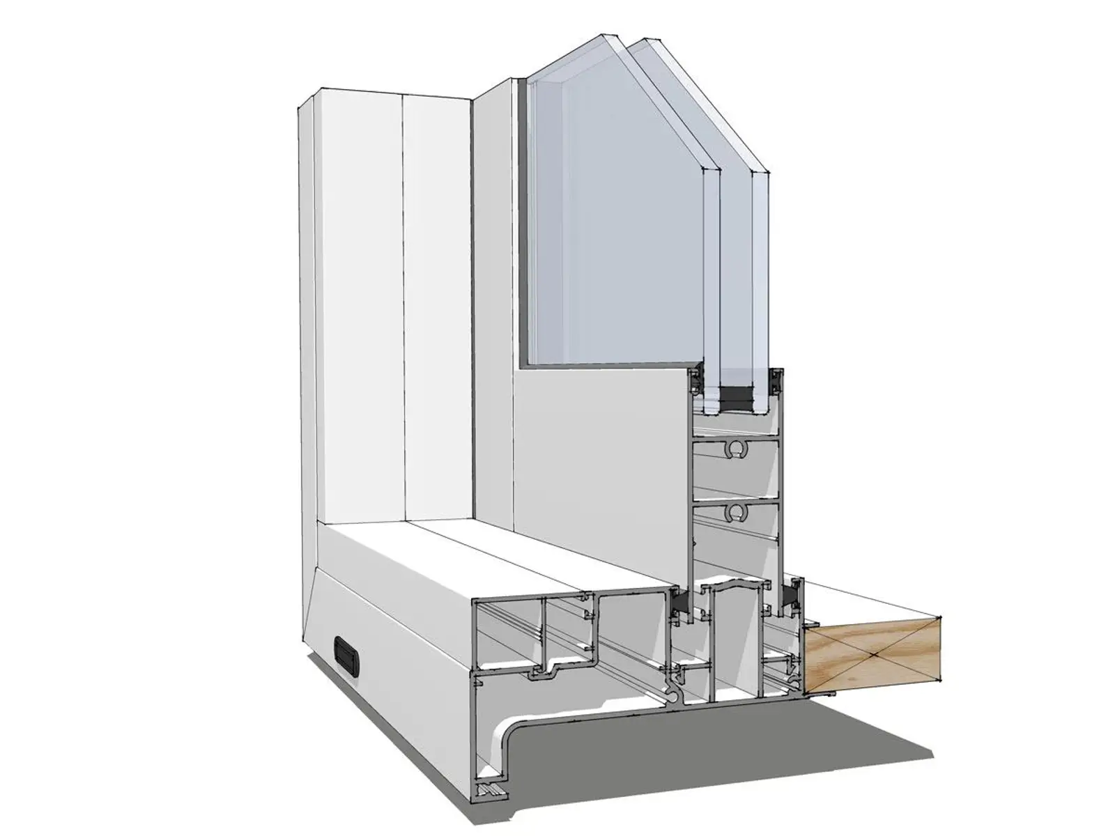 Architectural Linear 35 (AL35) Window Doors