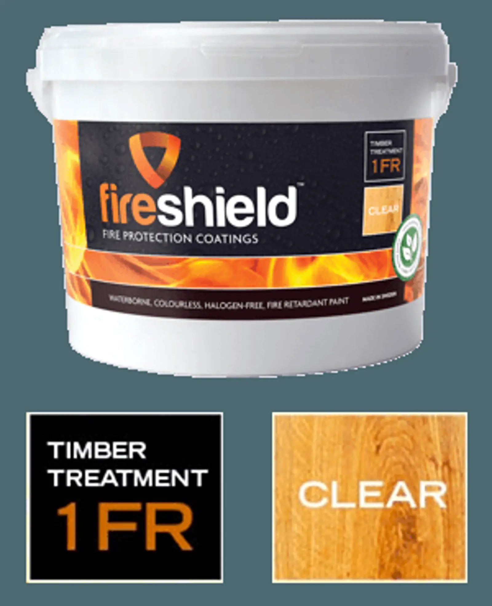 Fireshield 1FR 透明防火木材涂料