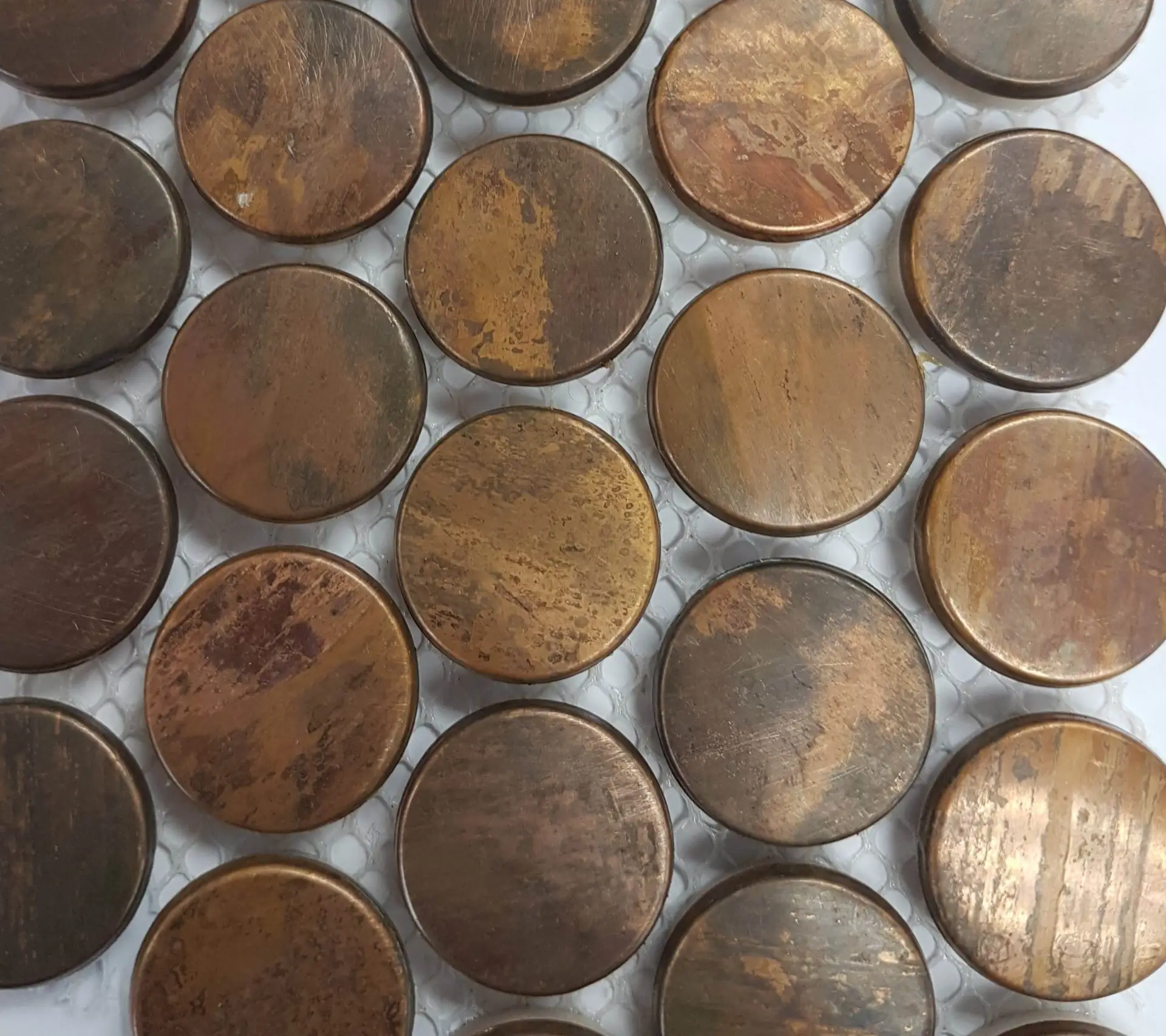 Copper Penny Rounds 精美墙砖 